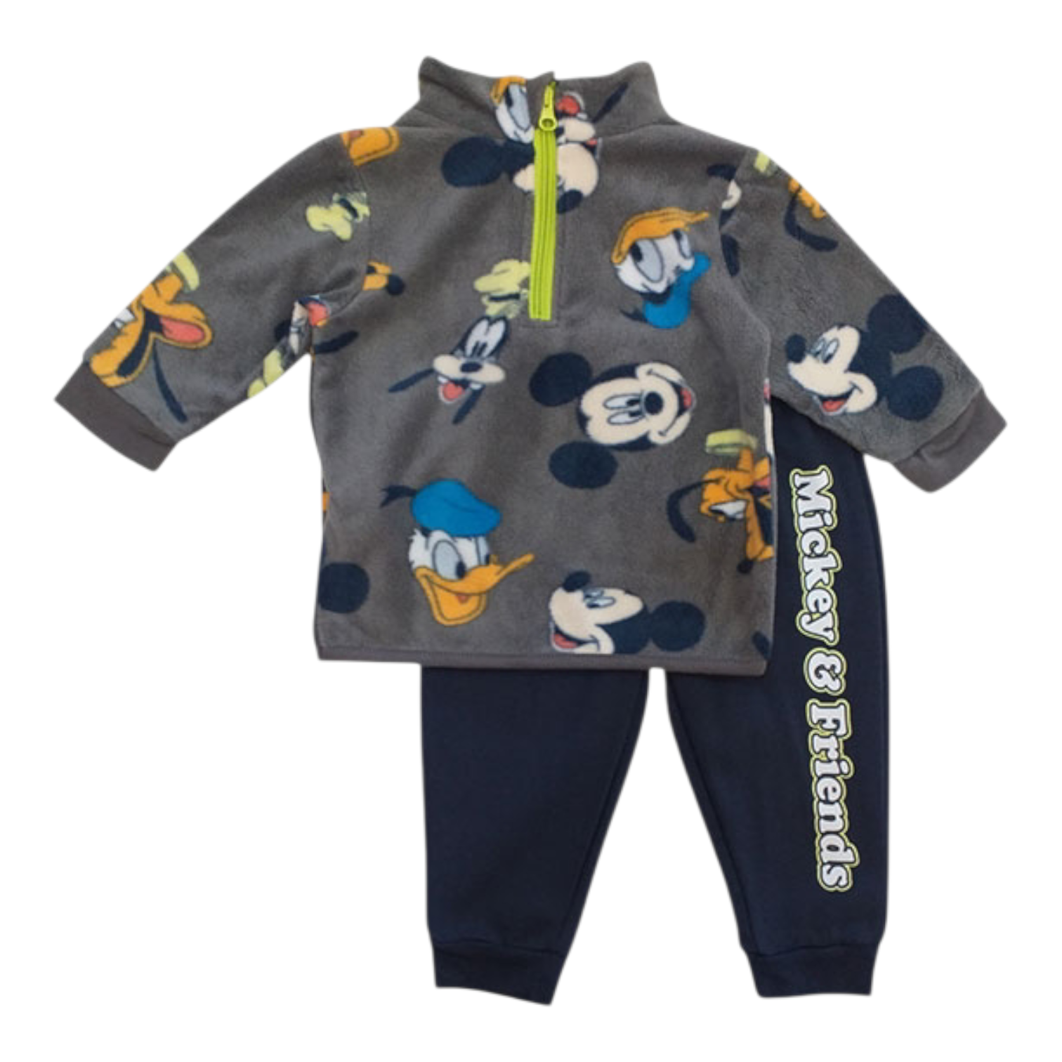 Conjunto Mickey Sueter Gris Estampado 
