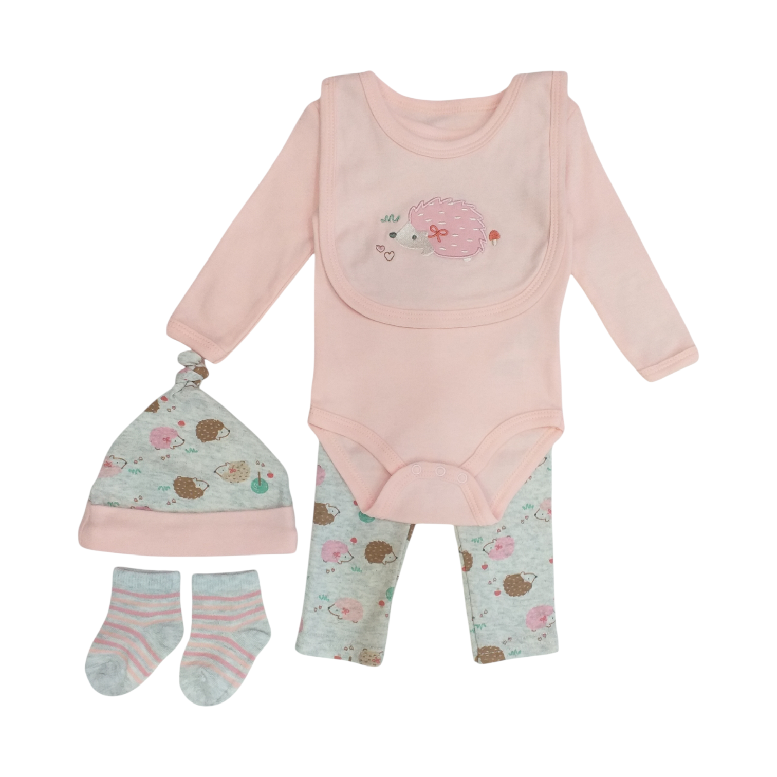 Conjunto Erizo Rosa