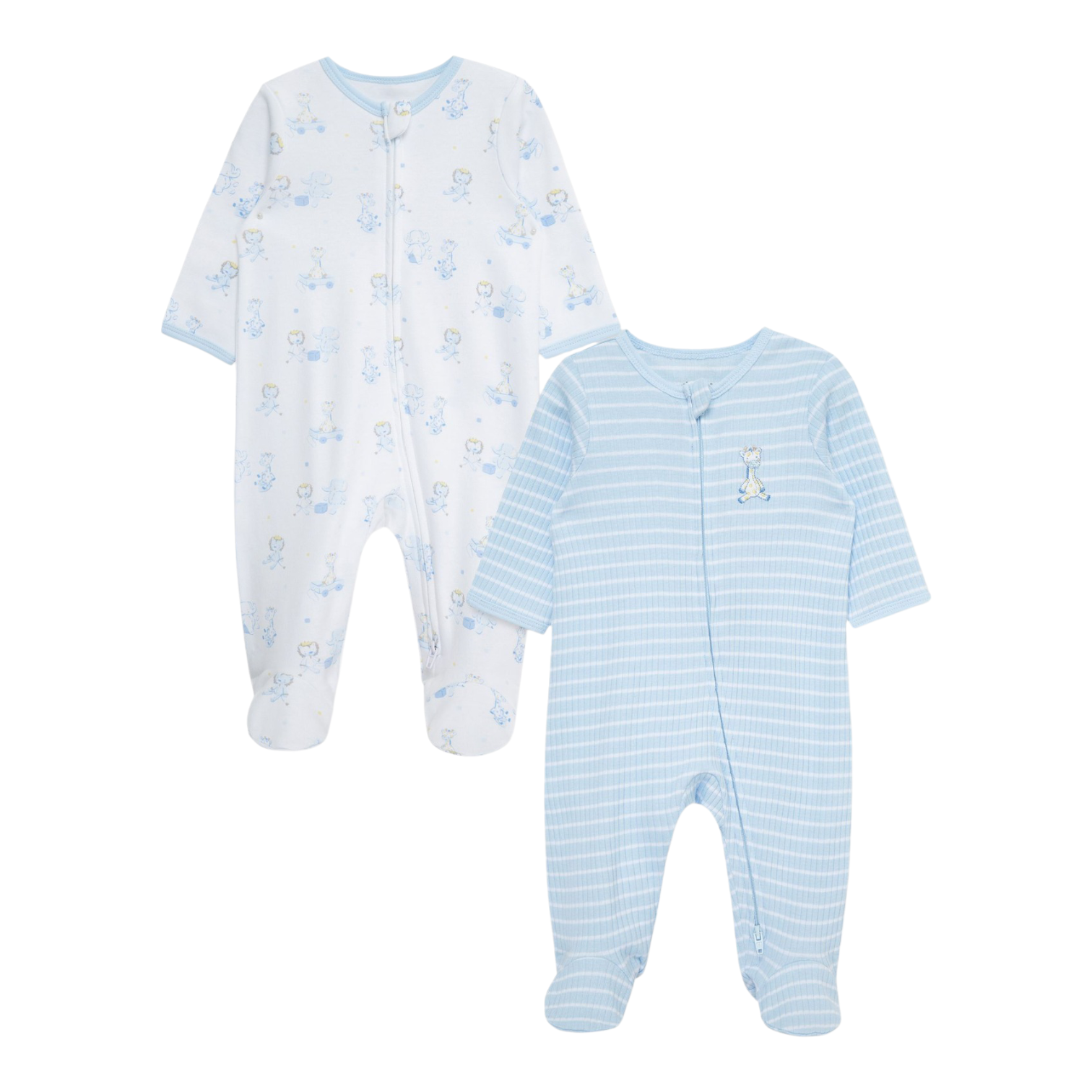 Set Pijamas Safari Celeste