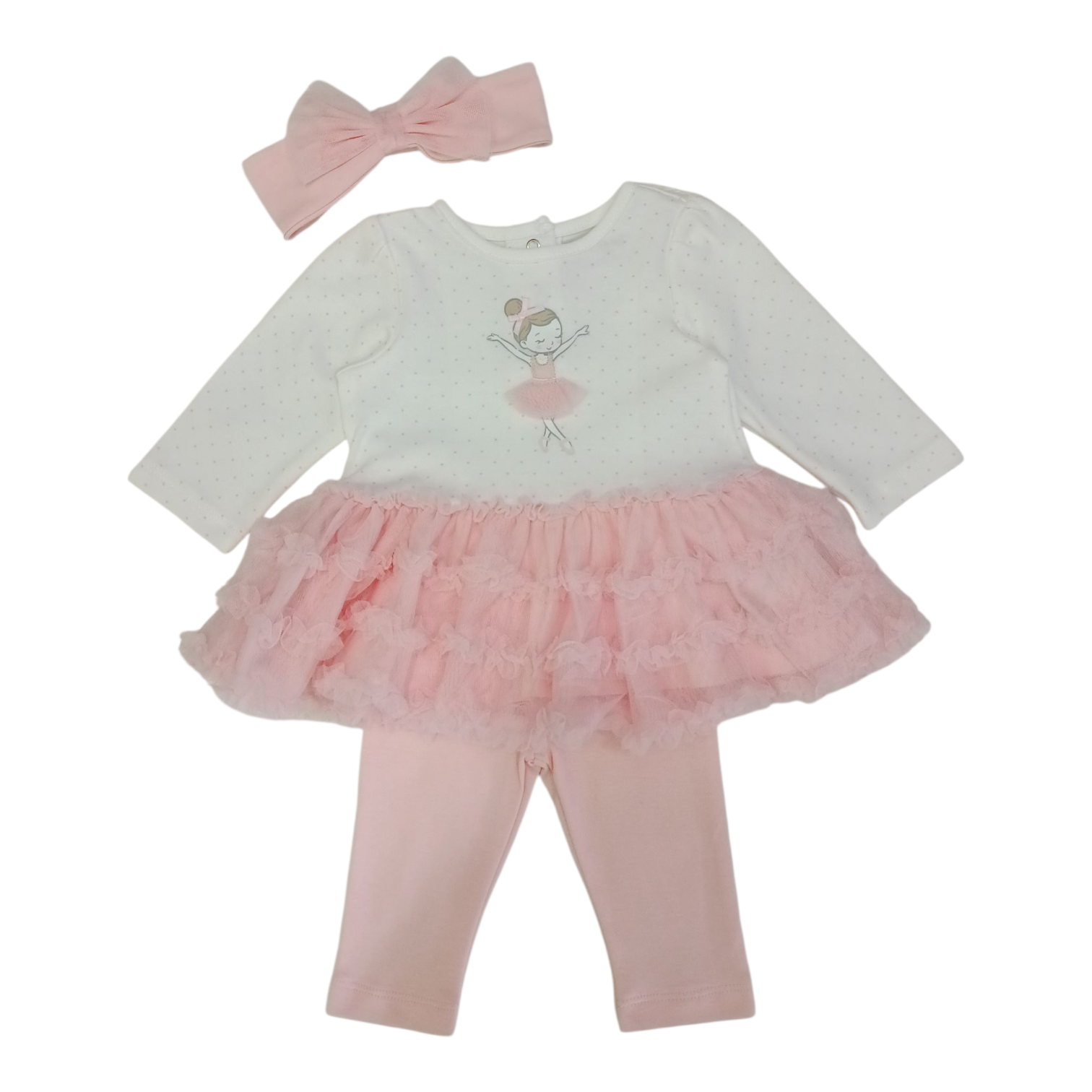 Conjunto Bailarina Tutu Rosa