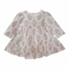 Set 2 Vestidos Flores Blanco Rosa