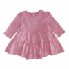 Set 2 Vestidos Flores Blanco Rosa