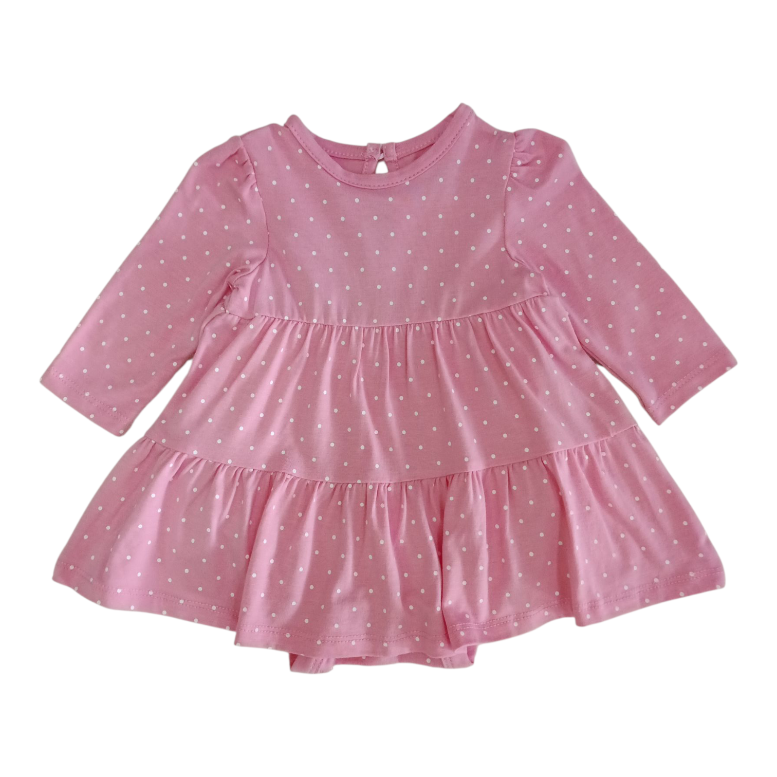 Set 2 Vestidos Flores Blanco Rosa