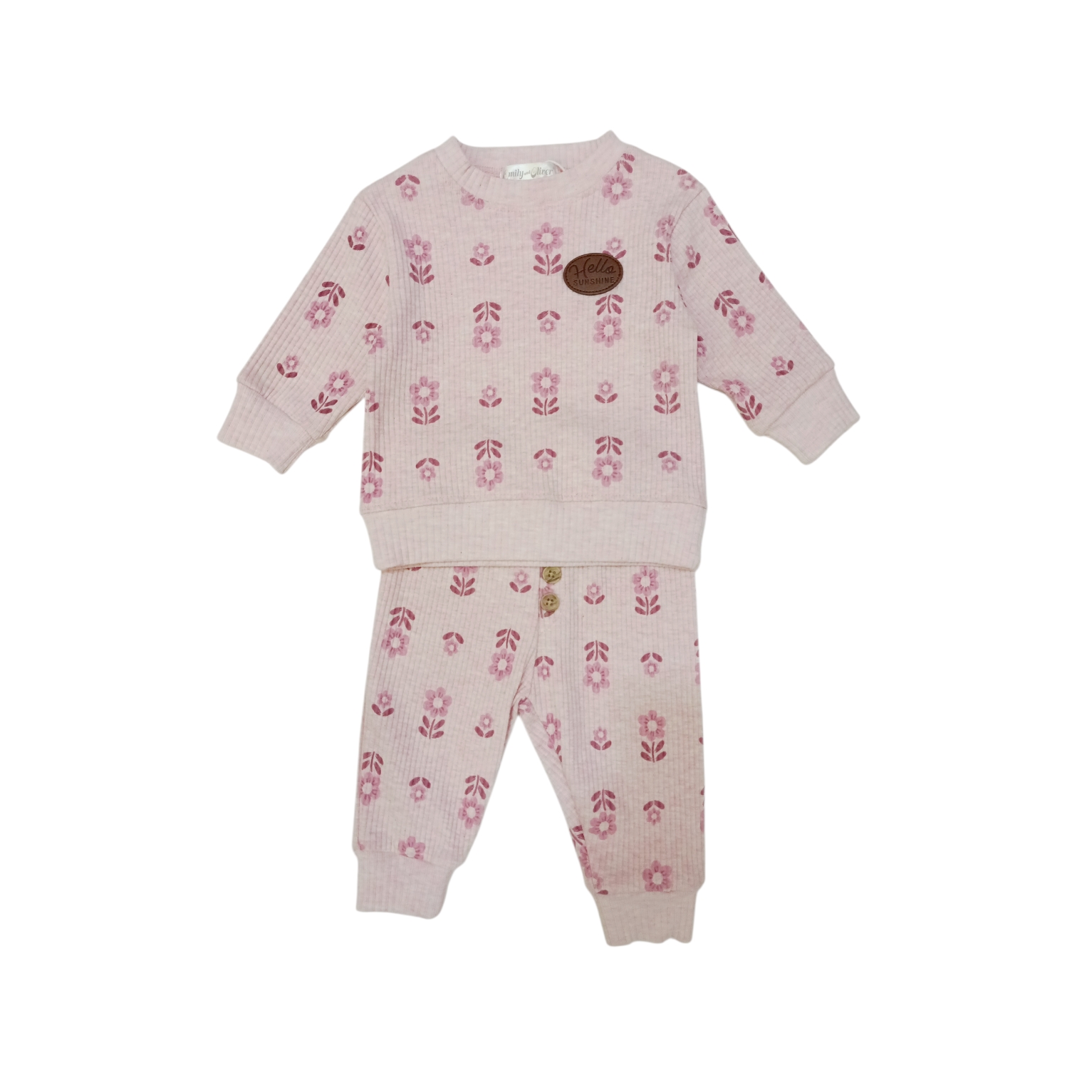 Conjunto Rosa Flores