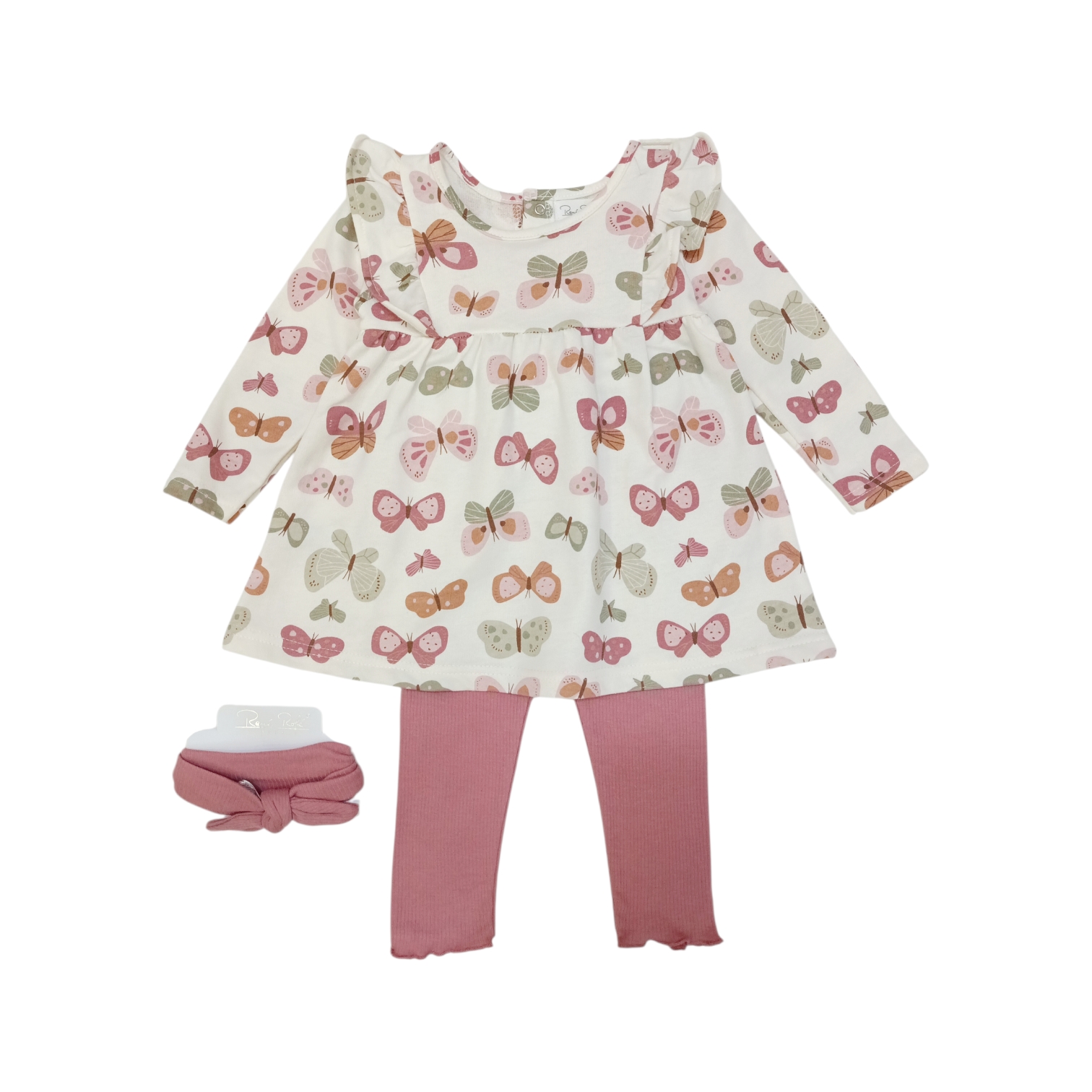 Conjunto Mariposas Coral