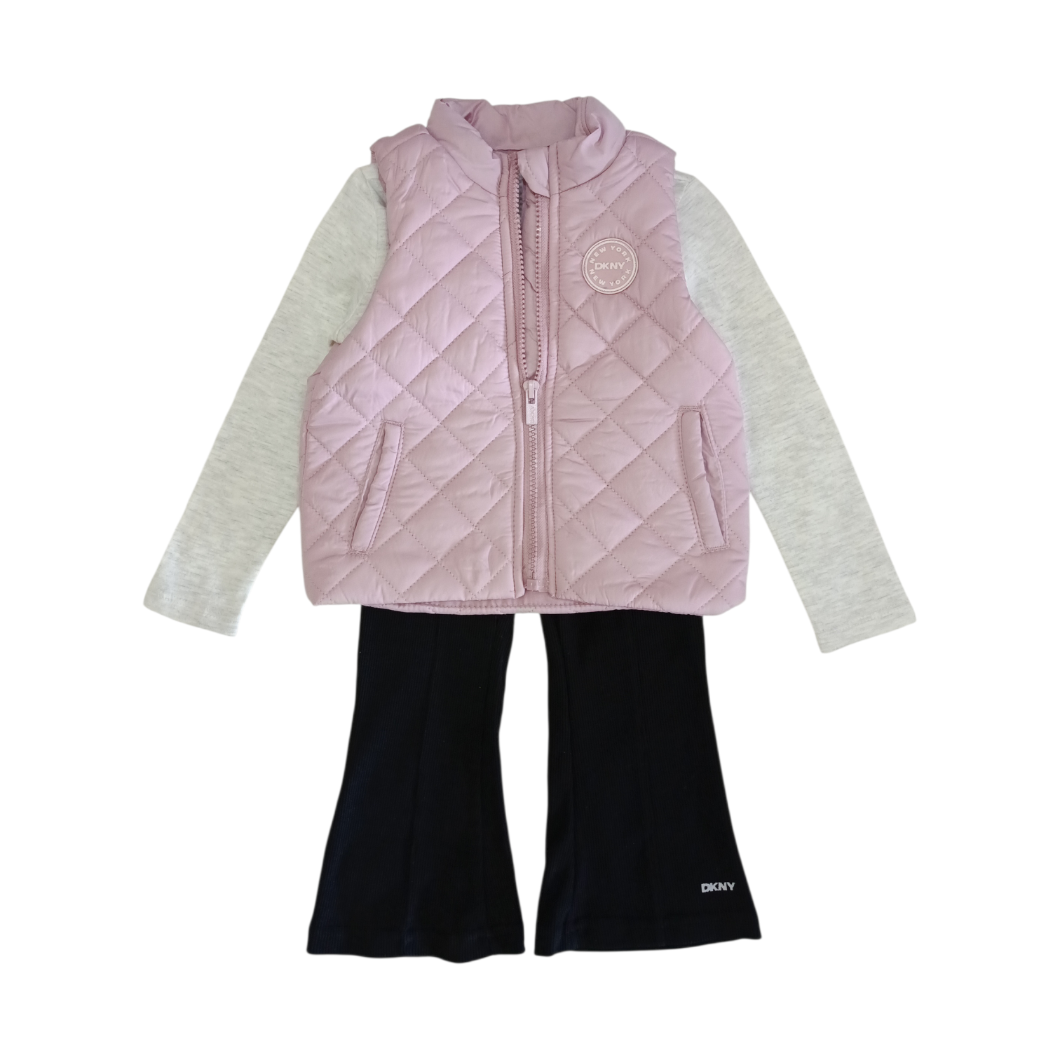 Conjunto Chaleco Rosa