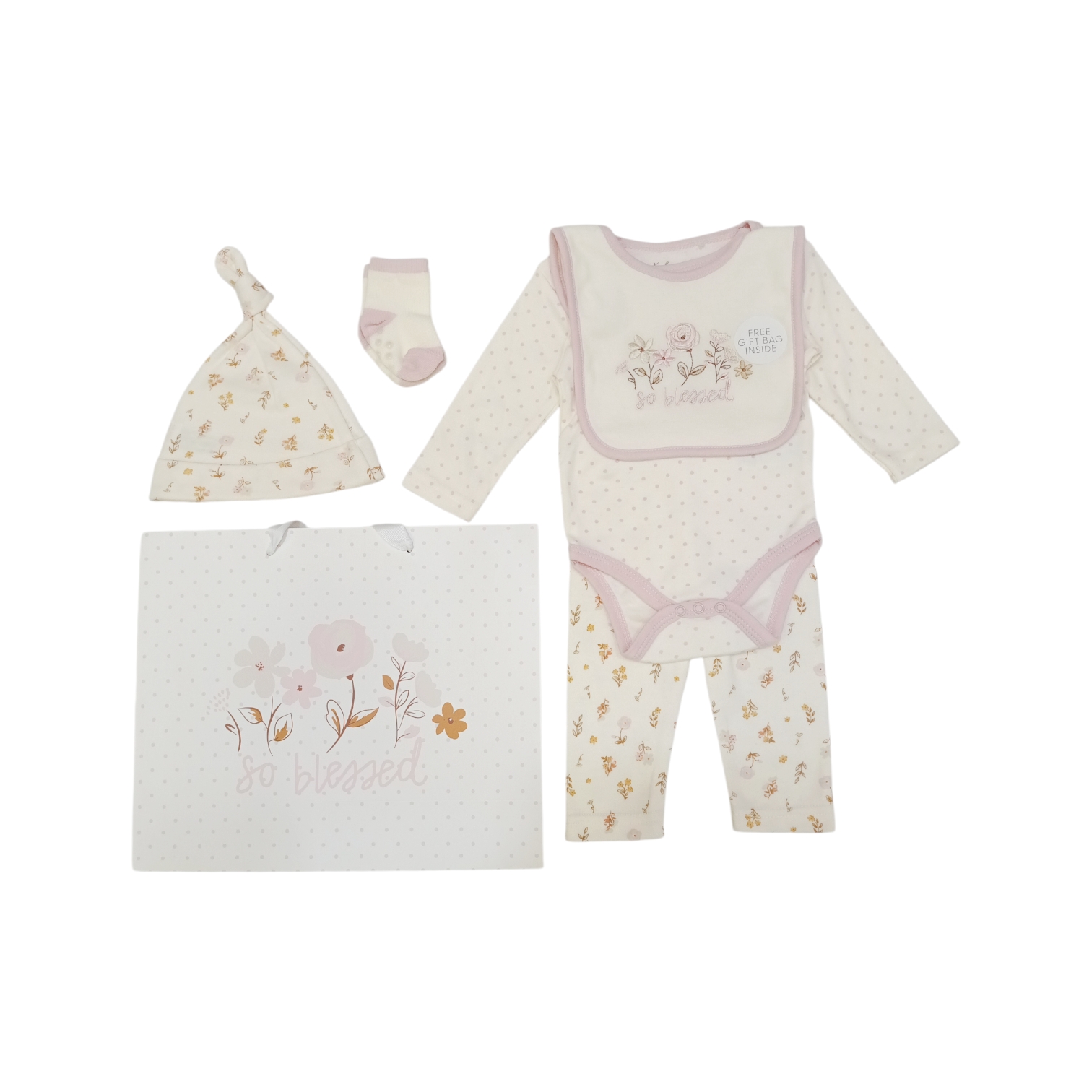 Set De Regalo Flores Beige