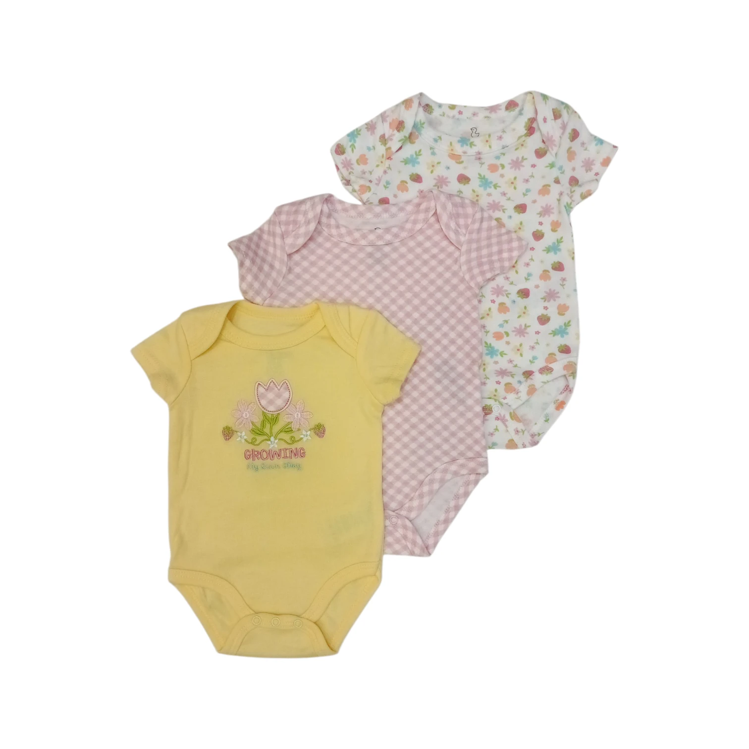 Set Bodys Flores Amarillo