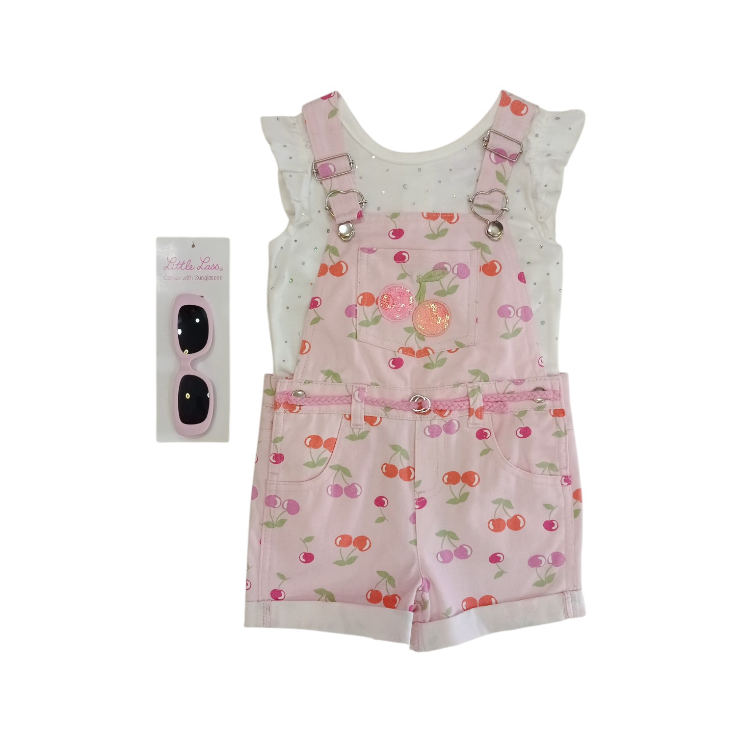 Overall Cerezas Rosa C/Lentes