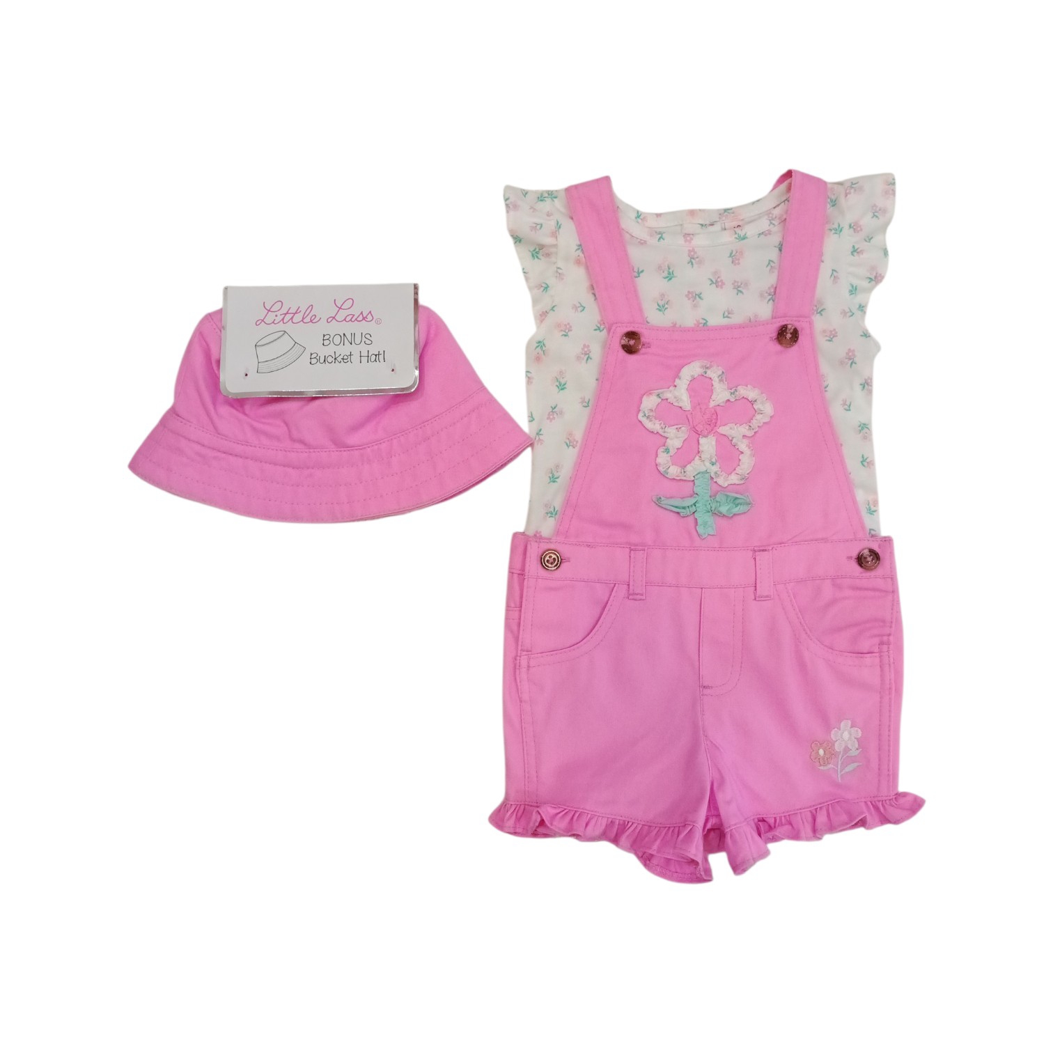 Overall Fusia Flor C/Lentes
