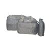 Set Pañaleras Gris Bolso