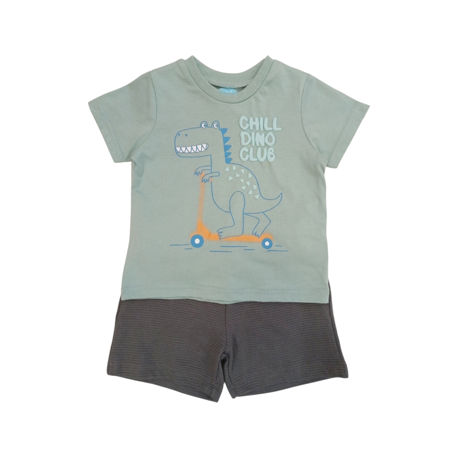 Conjunto Dino Short Gris