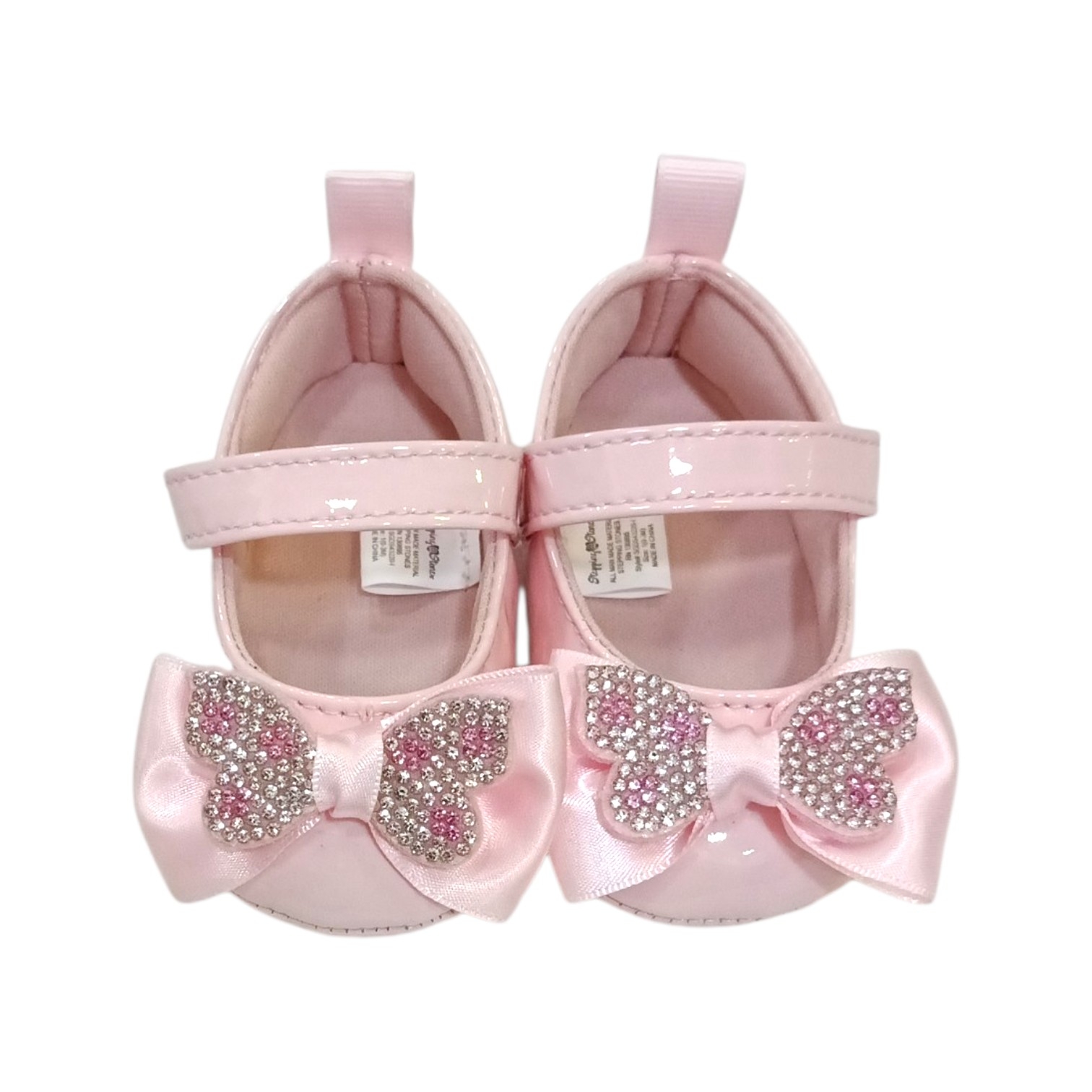 Zapatito Rosa Charol Moña Brillantes