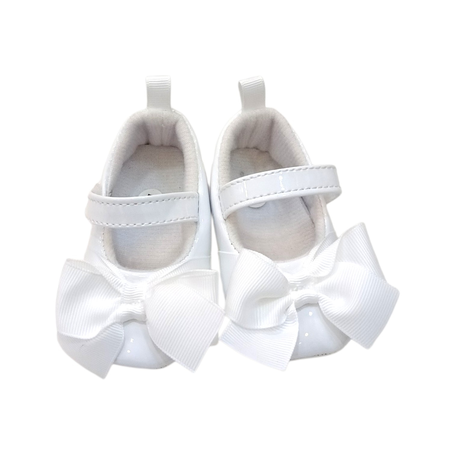 Zapatito Blanco Charol Moña