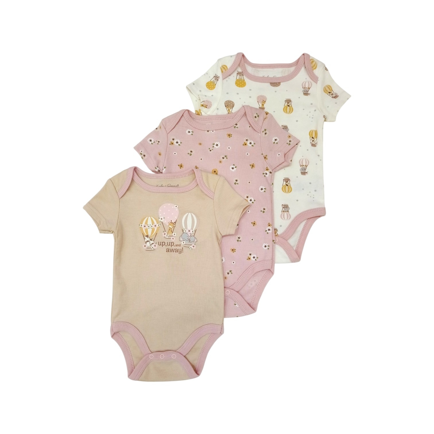 Set Bodys Globos Rosa
